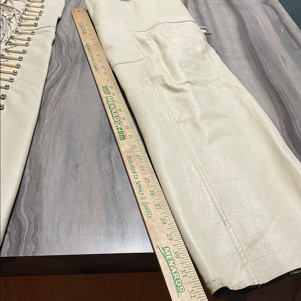 White Fringe with Ebony Chaps - Picture 7 of 8